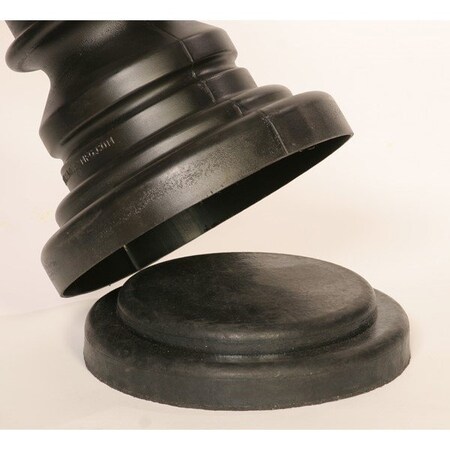 Eagle Mfg ARMORKRAFT DECORATIVE POST SLEEVES, Molded Rubber Base 1718BASE